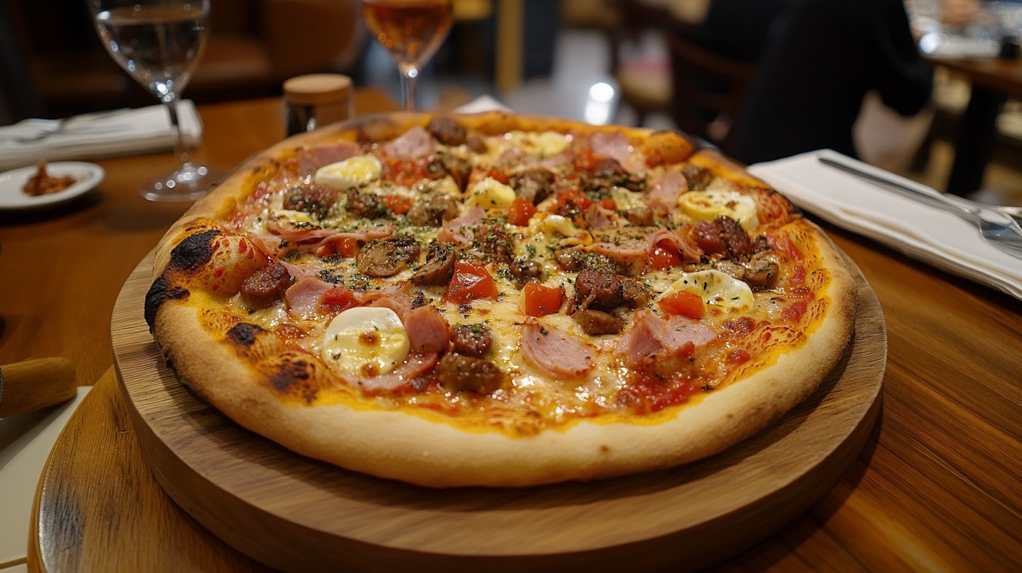 Pizza américaine 🍅 🧀 🥩