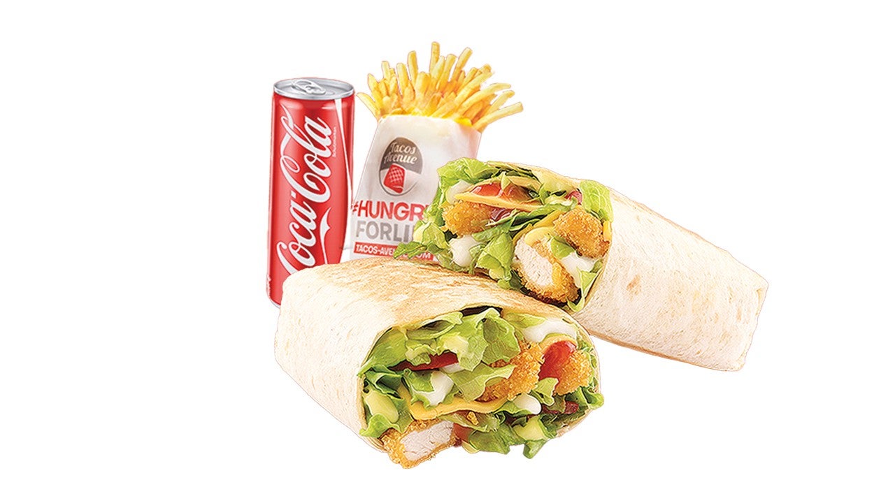 MENU WRAP À COMPOSER 🍟🥤