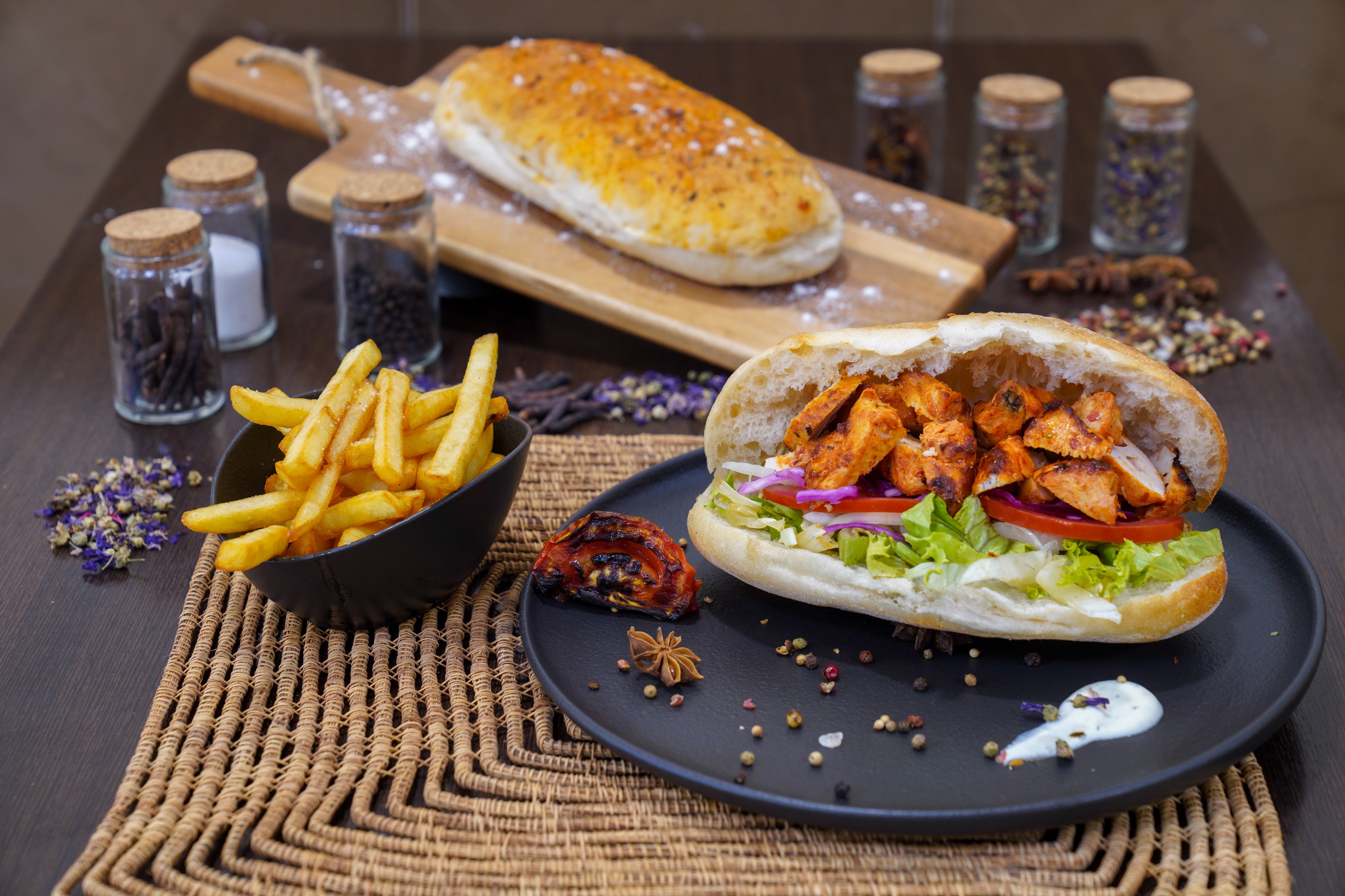 Sandwich Poulet Mariné