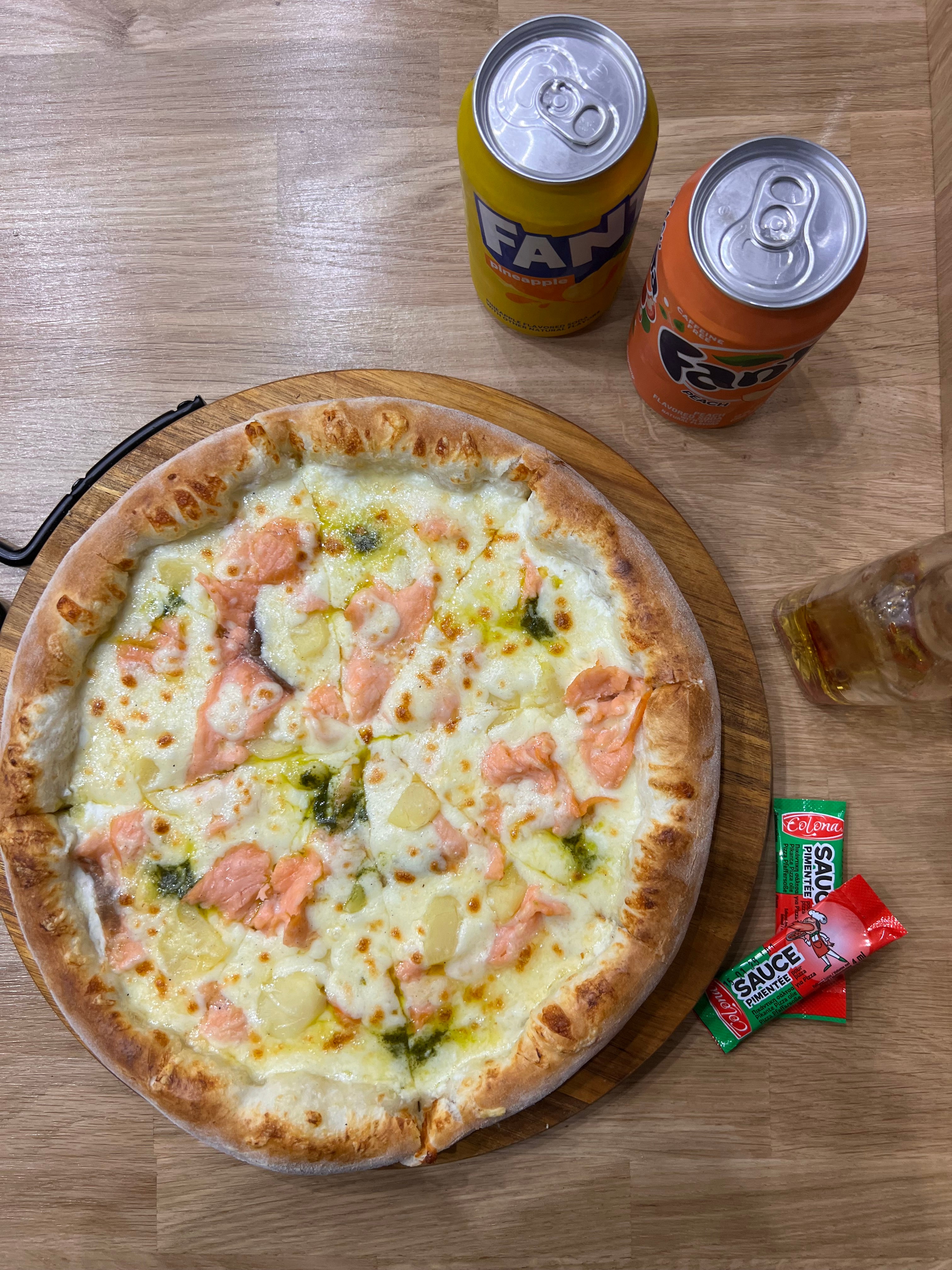 Pizza Norvégienne 🍕🧀🐠🥔