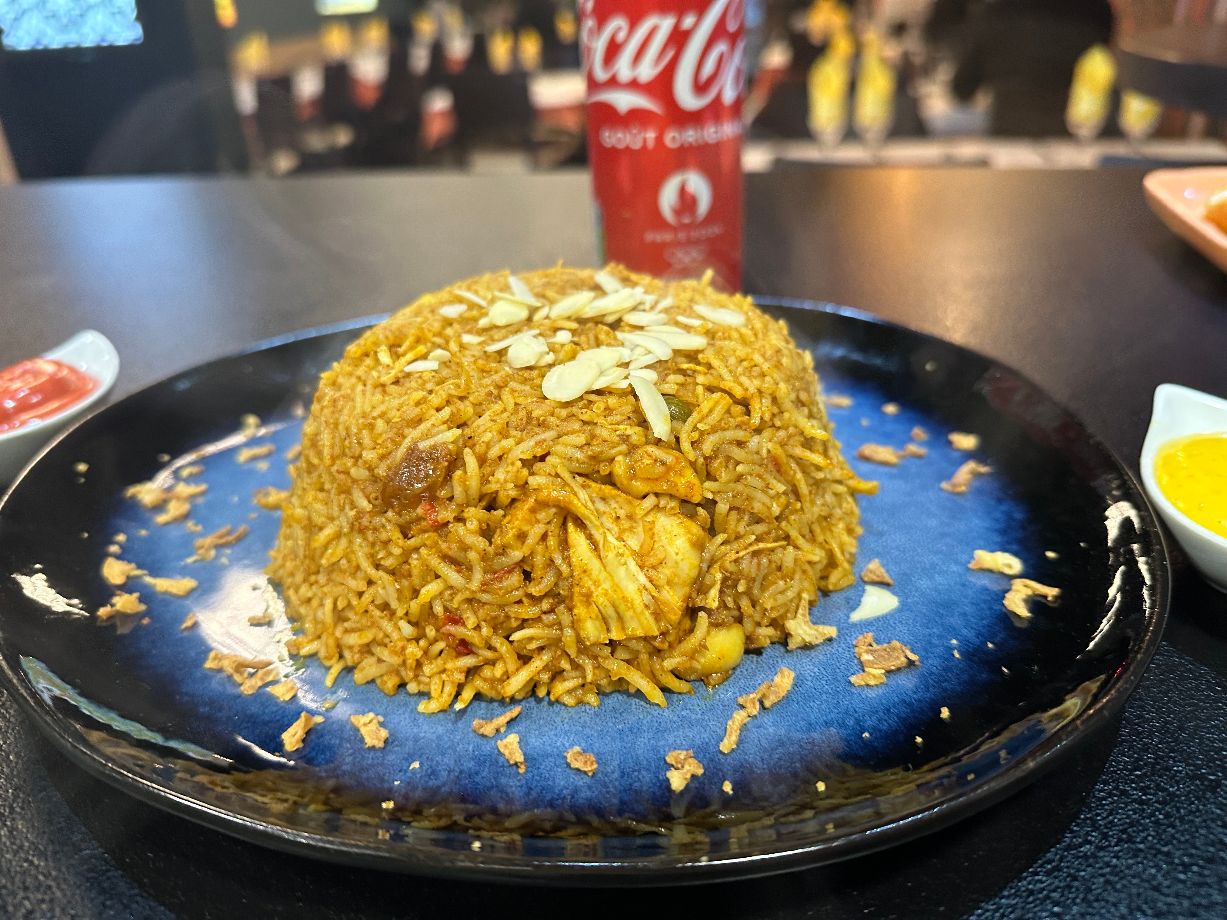 Menu biryani poulet