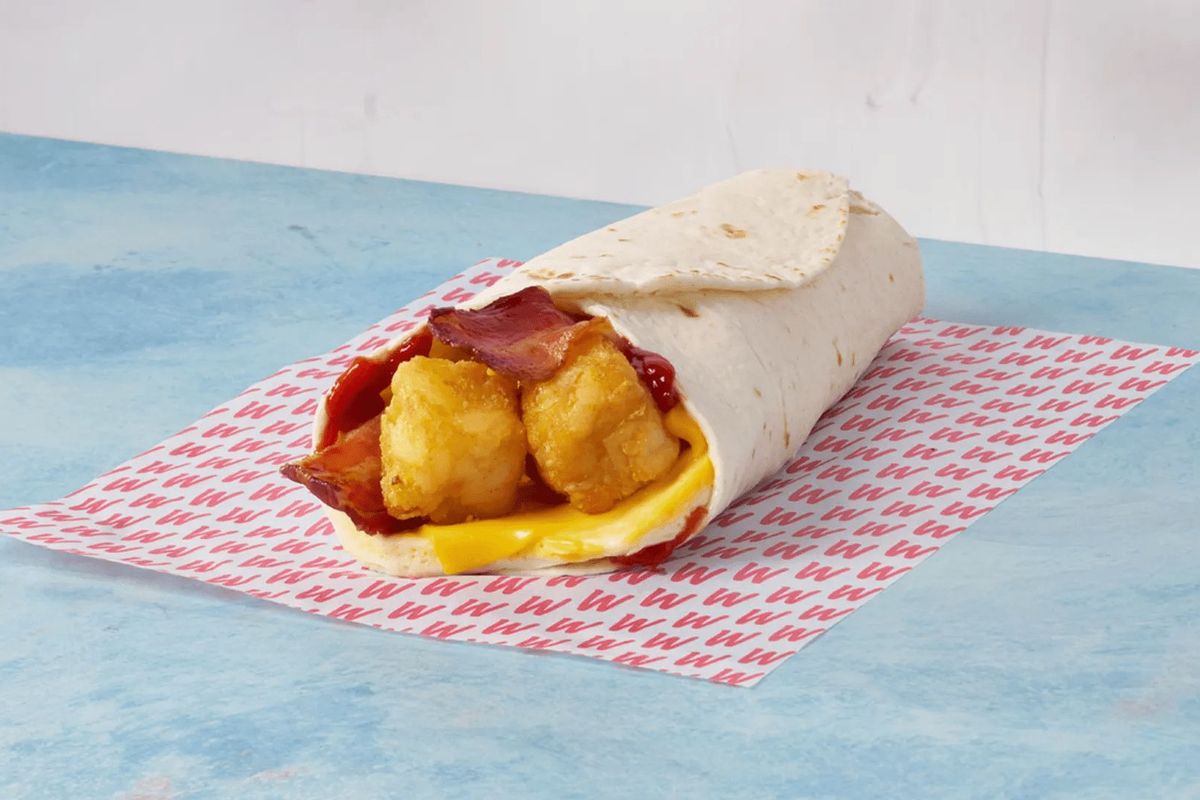 Bacon Egg & Cheese Breakfast Wrap