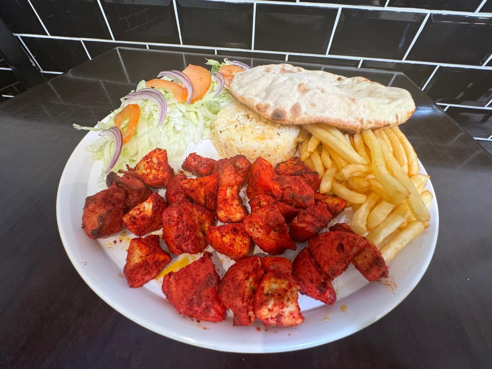 Assiette poulet tikka