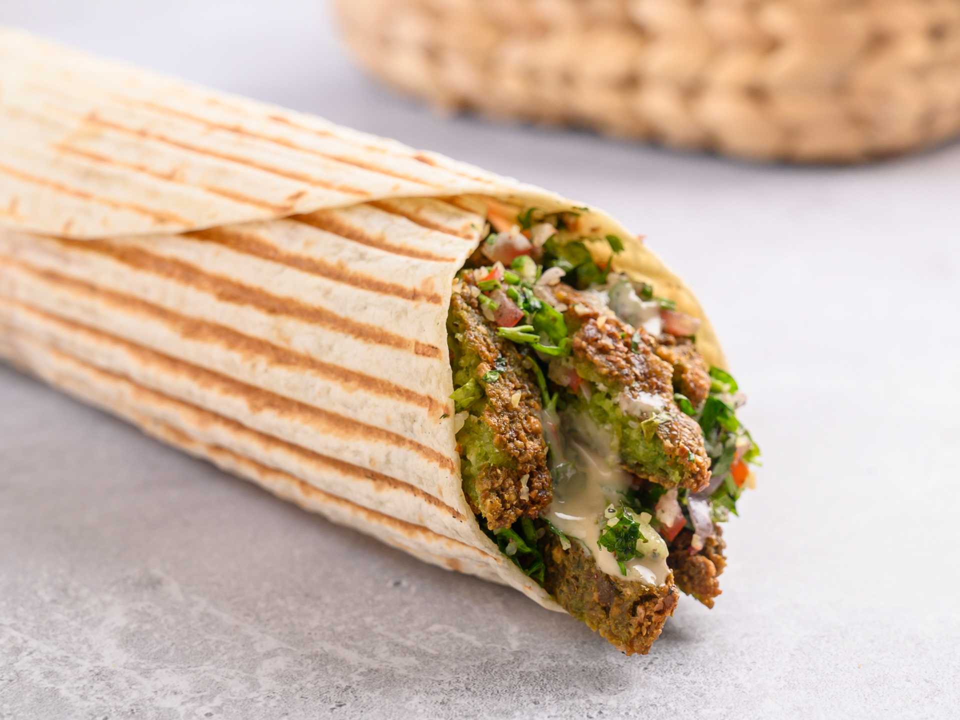 New Falafel Wrap