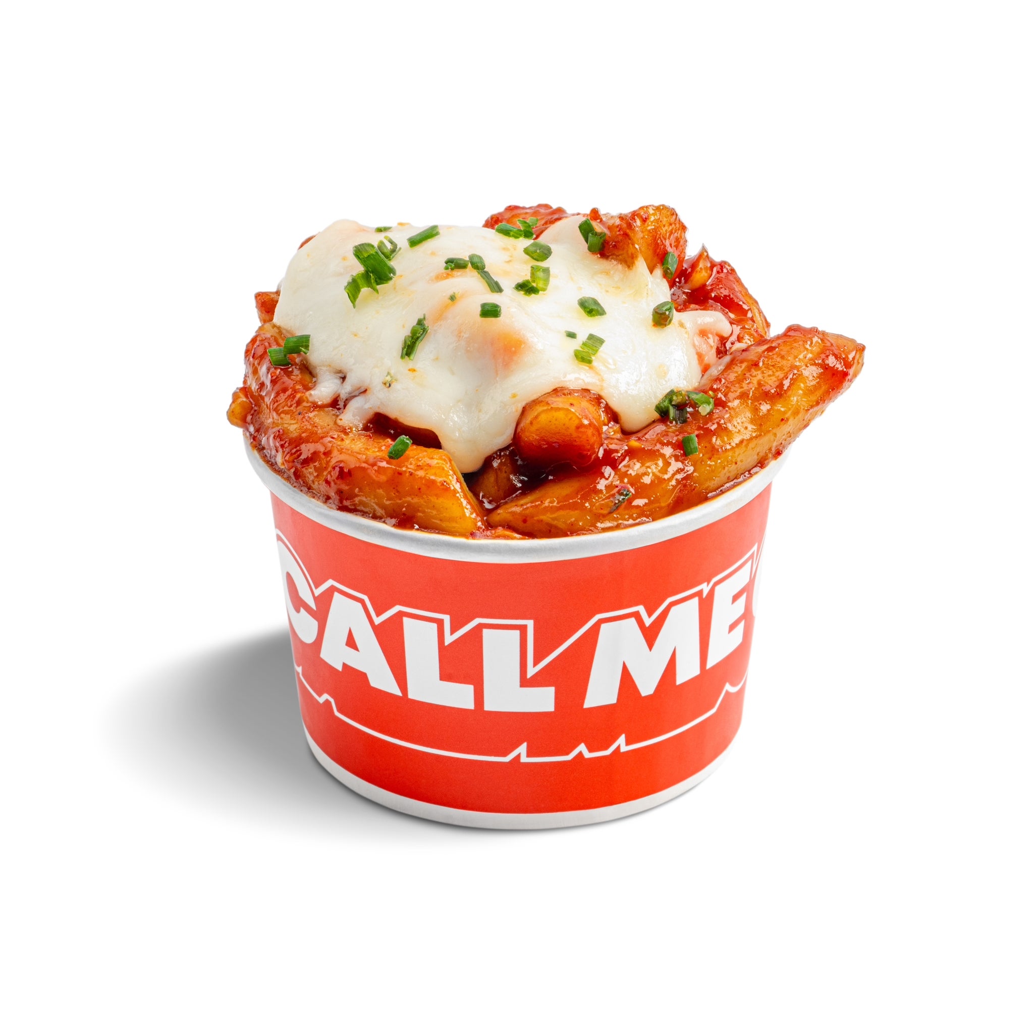Glazed tatbokki with mozzarella