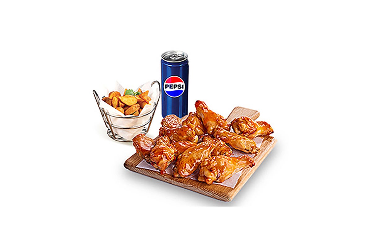 Baked Wings 8pc Meal
