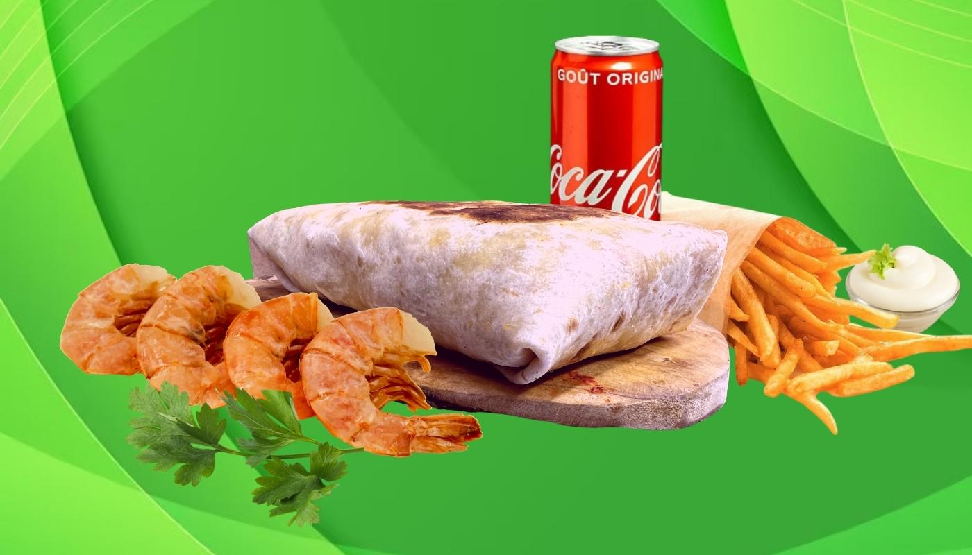 Menu Tacos crevettes®🦐🔥