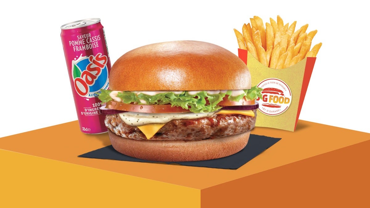 Menu O'Boursin burger