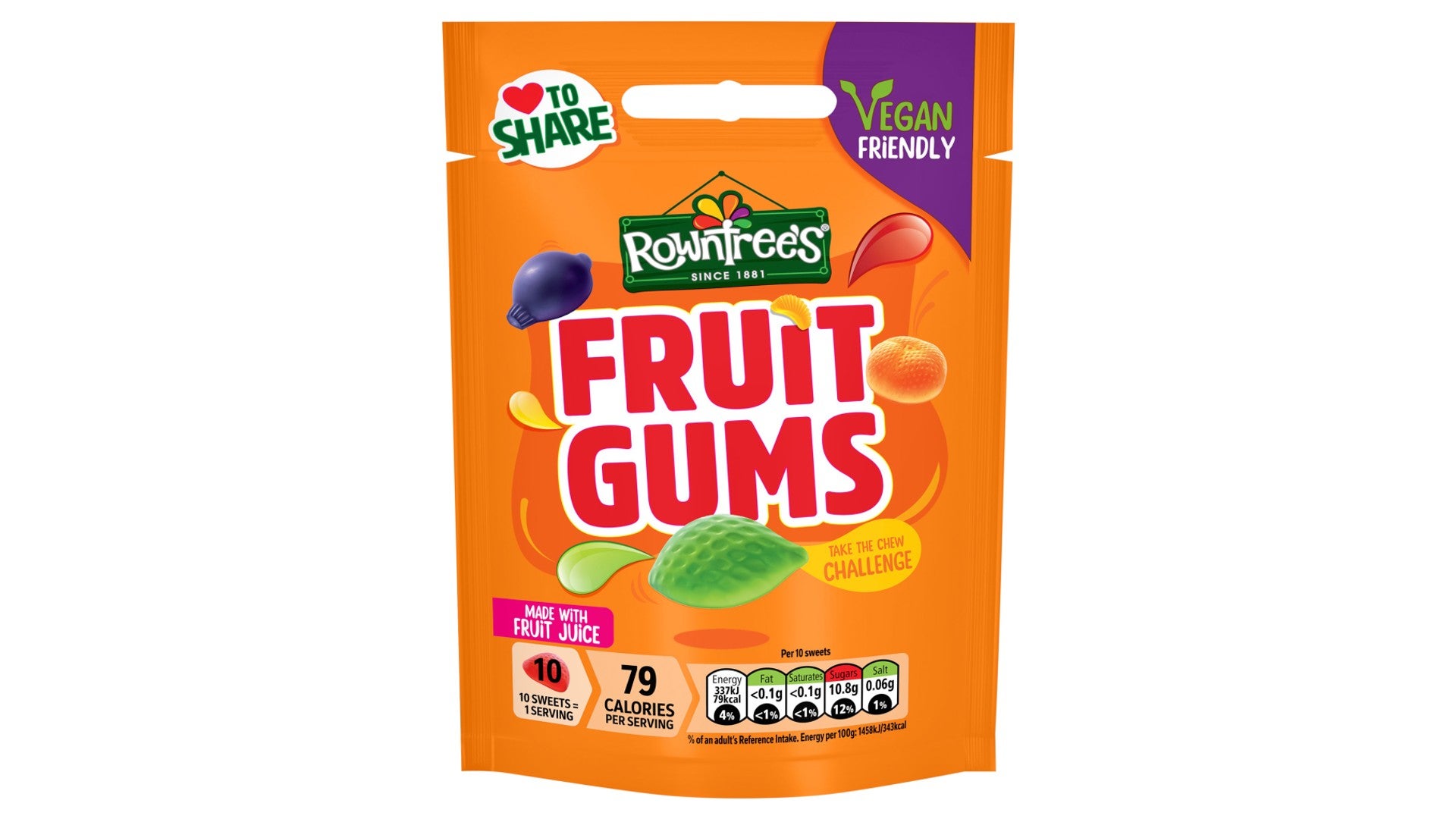 Rowntree's Fruit Gums 150g
