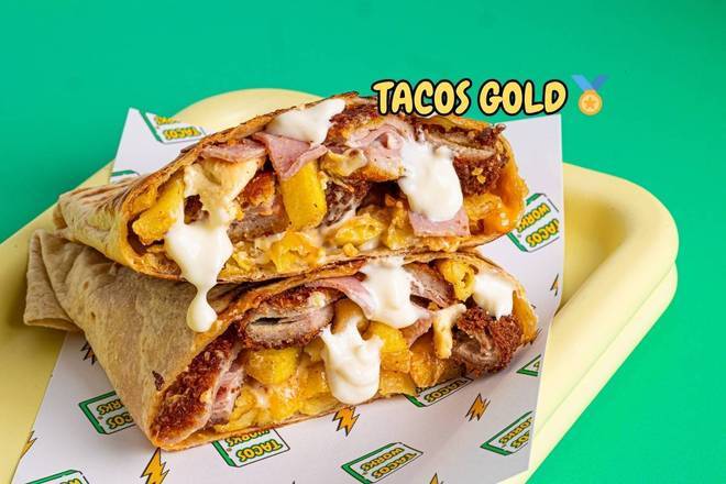 🔥 Tacos Gold (2 viandes) 🏅