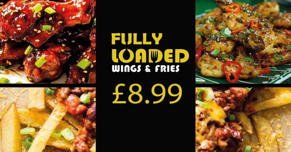 Fully Loaded Wings & Fries Norwich delivery from Norwich Order