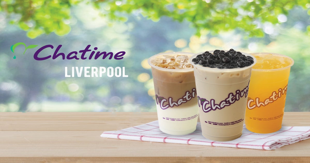 Chatime - Liverpool delivery from Liverpool City Centre - Order with