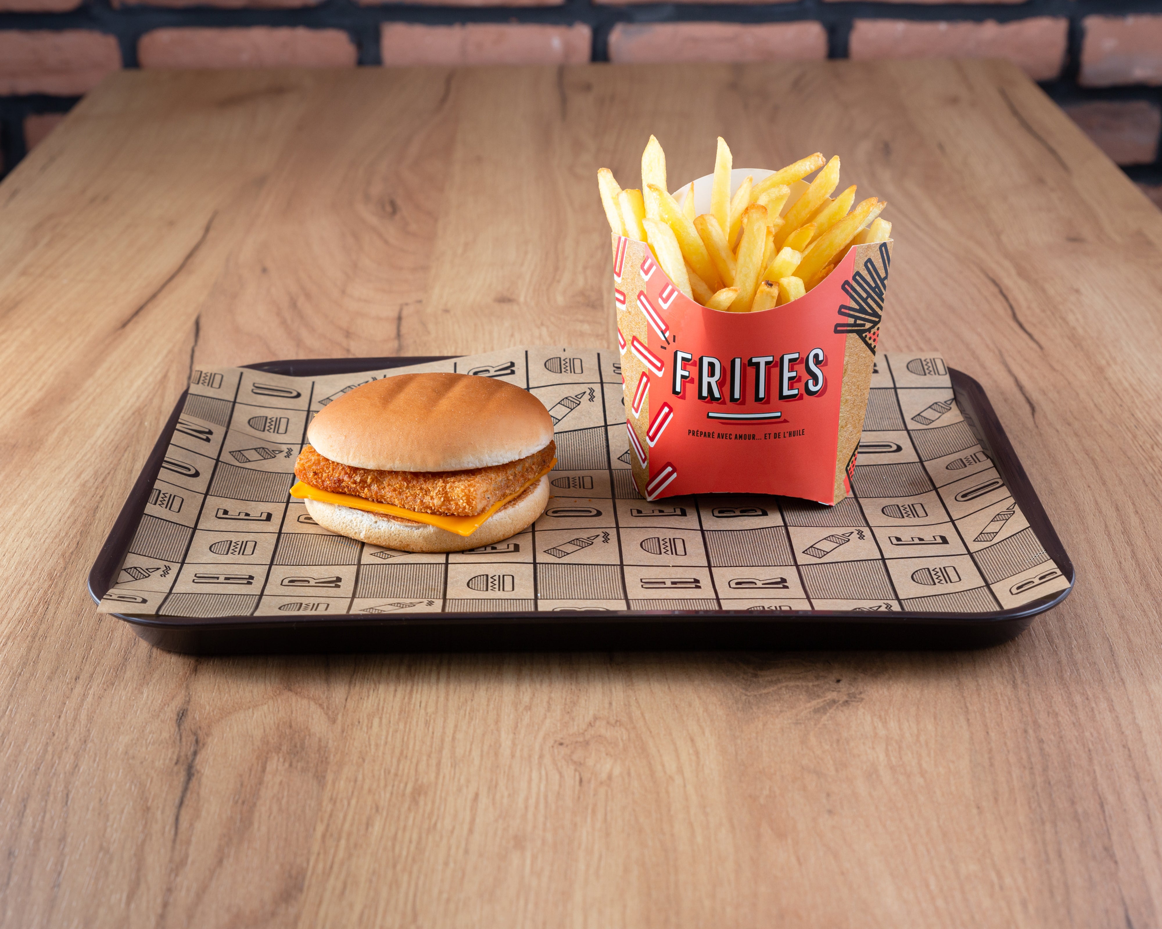 Menu fish-B burger