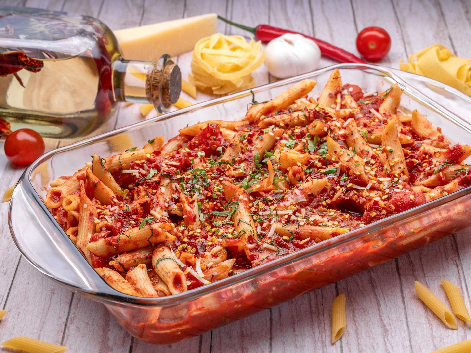 Gathering Chili Arrabiata Pasta
