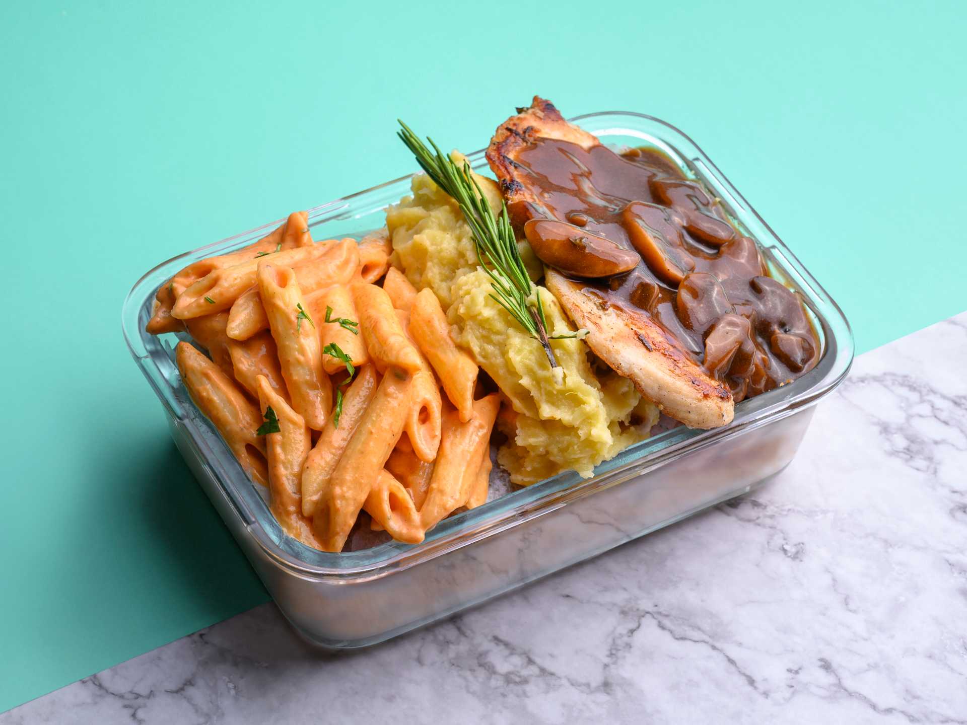 Lemon Chicken & Penne Pasta