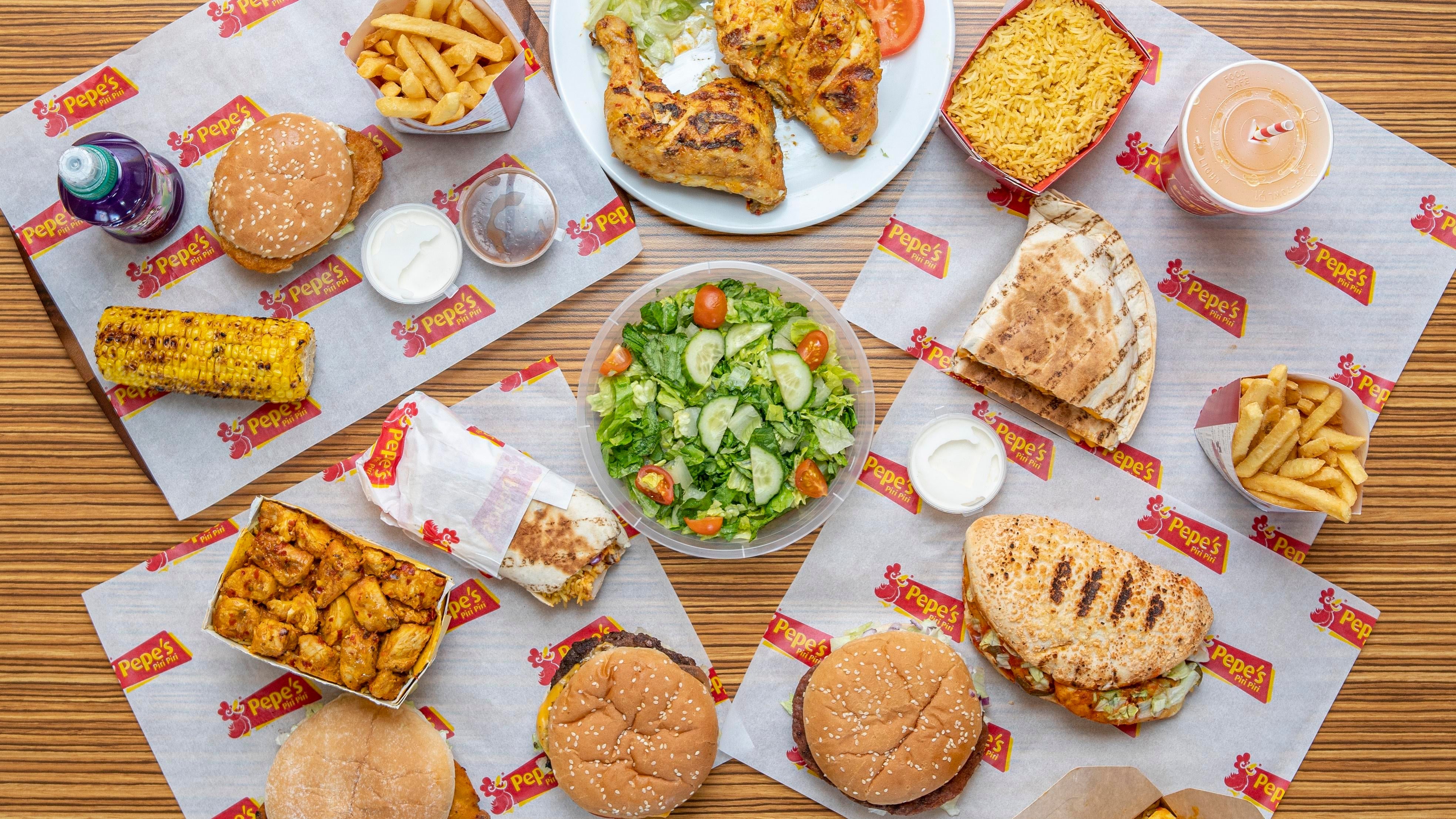 Pepe's Piri Piri delivery from Woodlands Order with Deliveroo