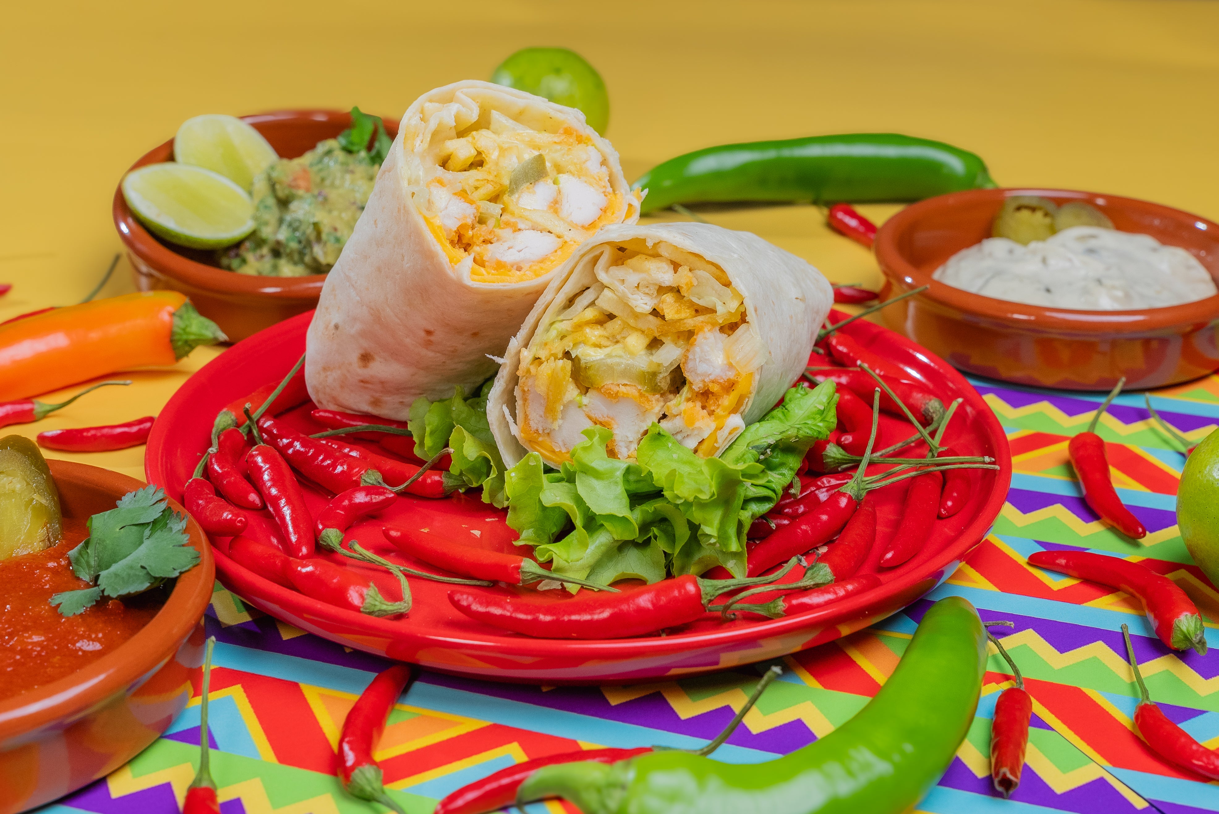 Burrito Crispy Pollo 🌶️