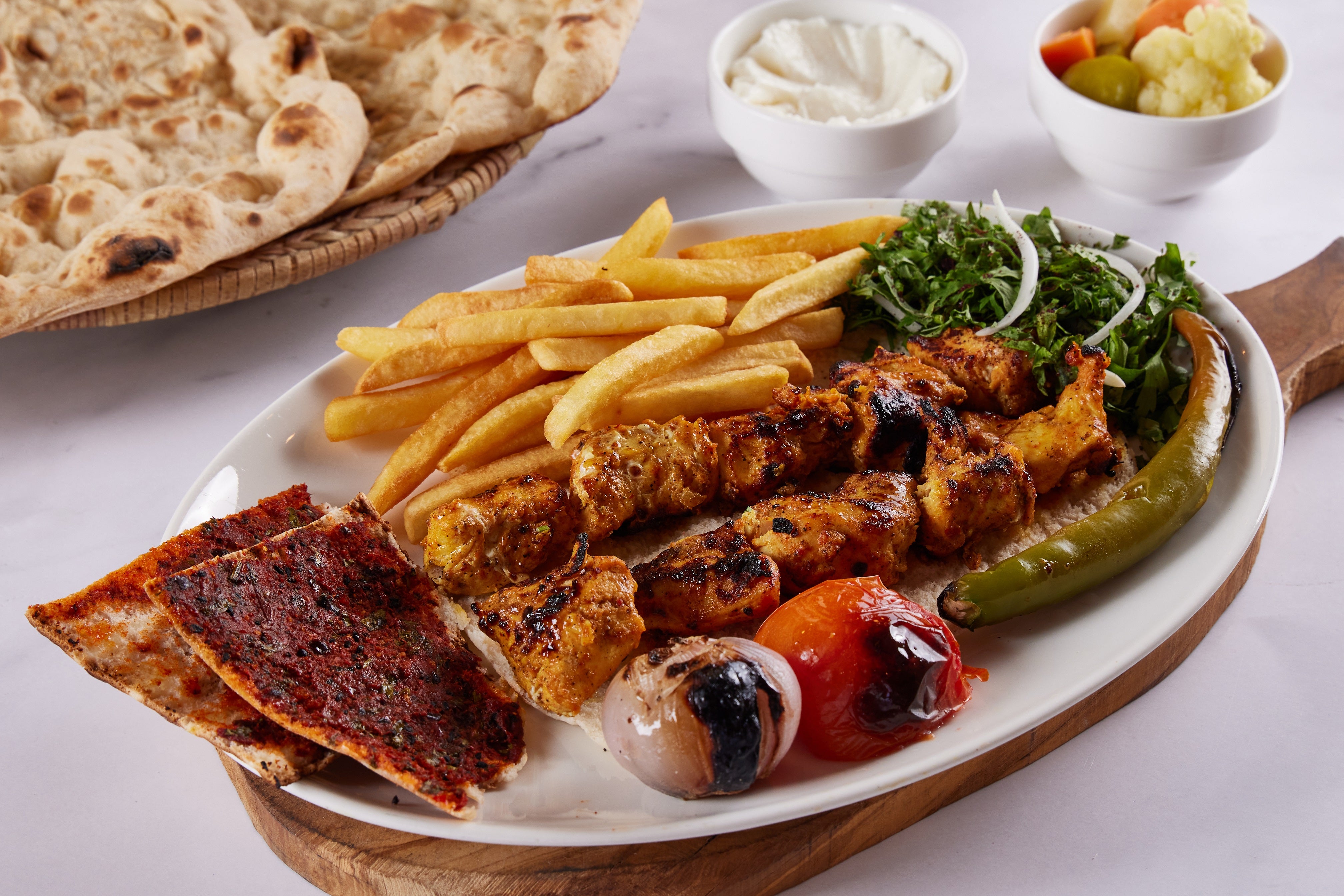 Sheesh Tawook with Service