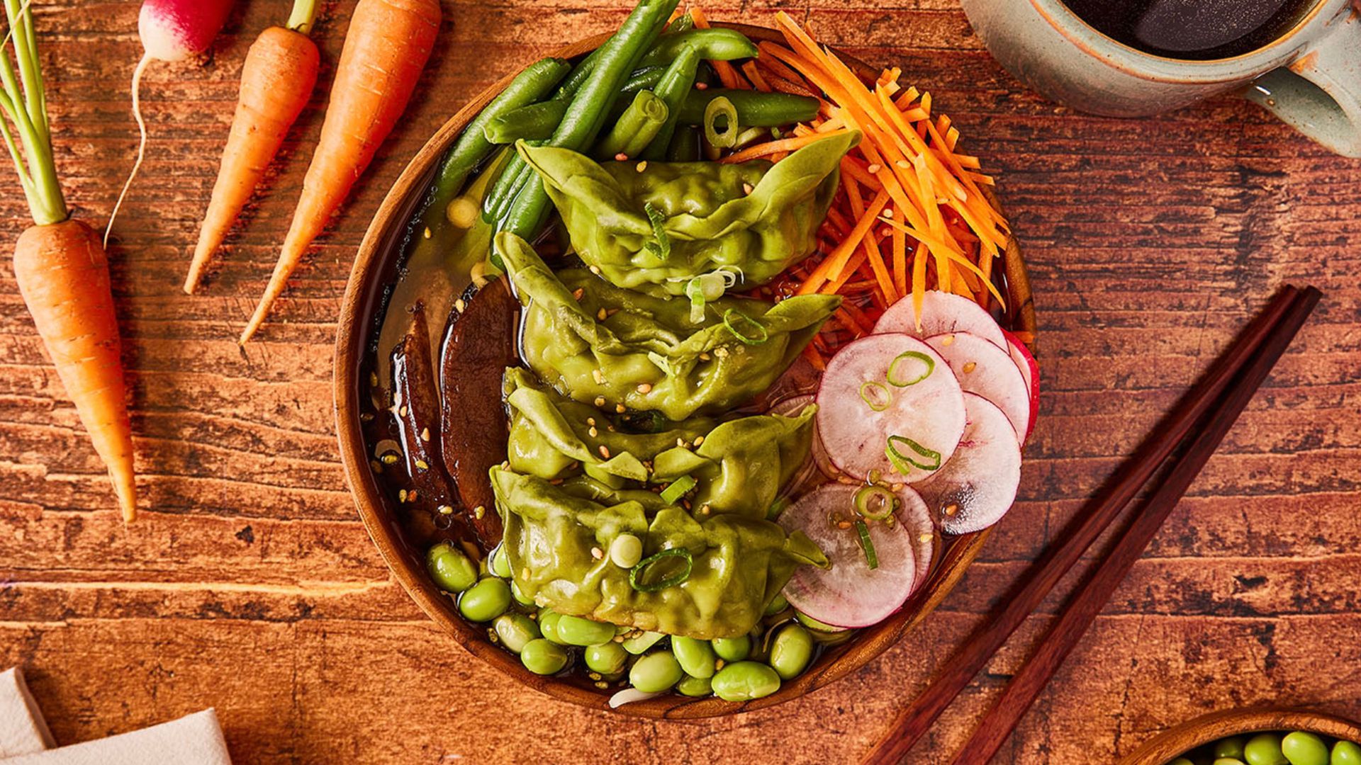 Saimin gyozas légumes 🌿