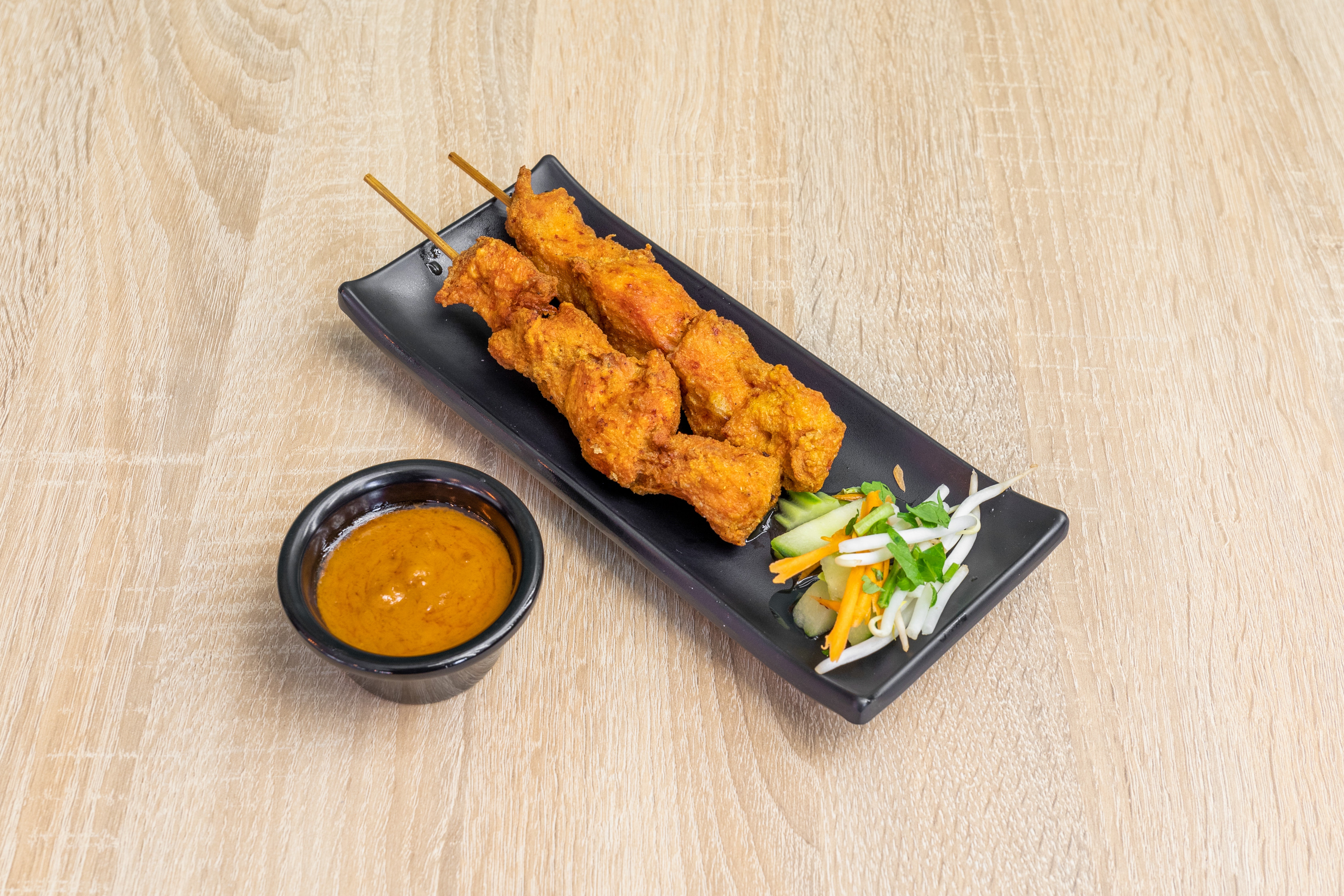 Brochettes satay poulet