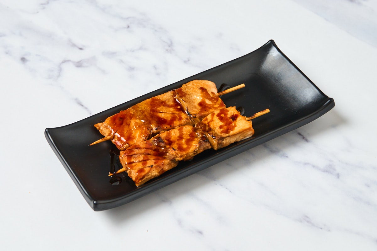 Yakitori, brochettes saumon épicé