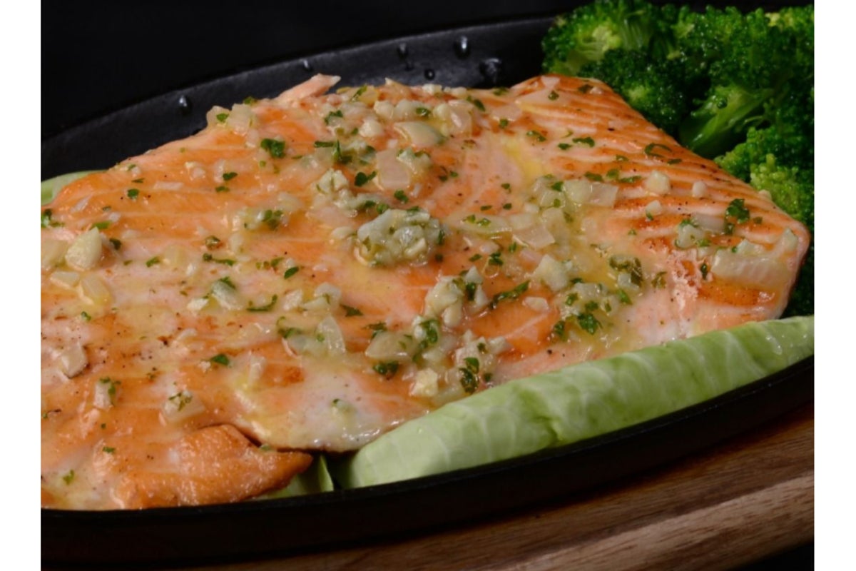 Salmon Grilled With Lemon Butter Sauce