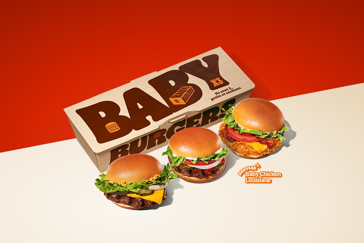 Baby Burger X3