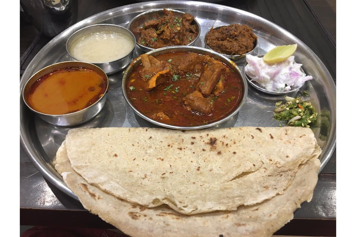 Mutton Thali Roti