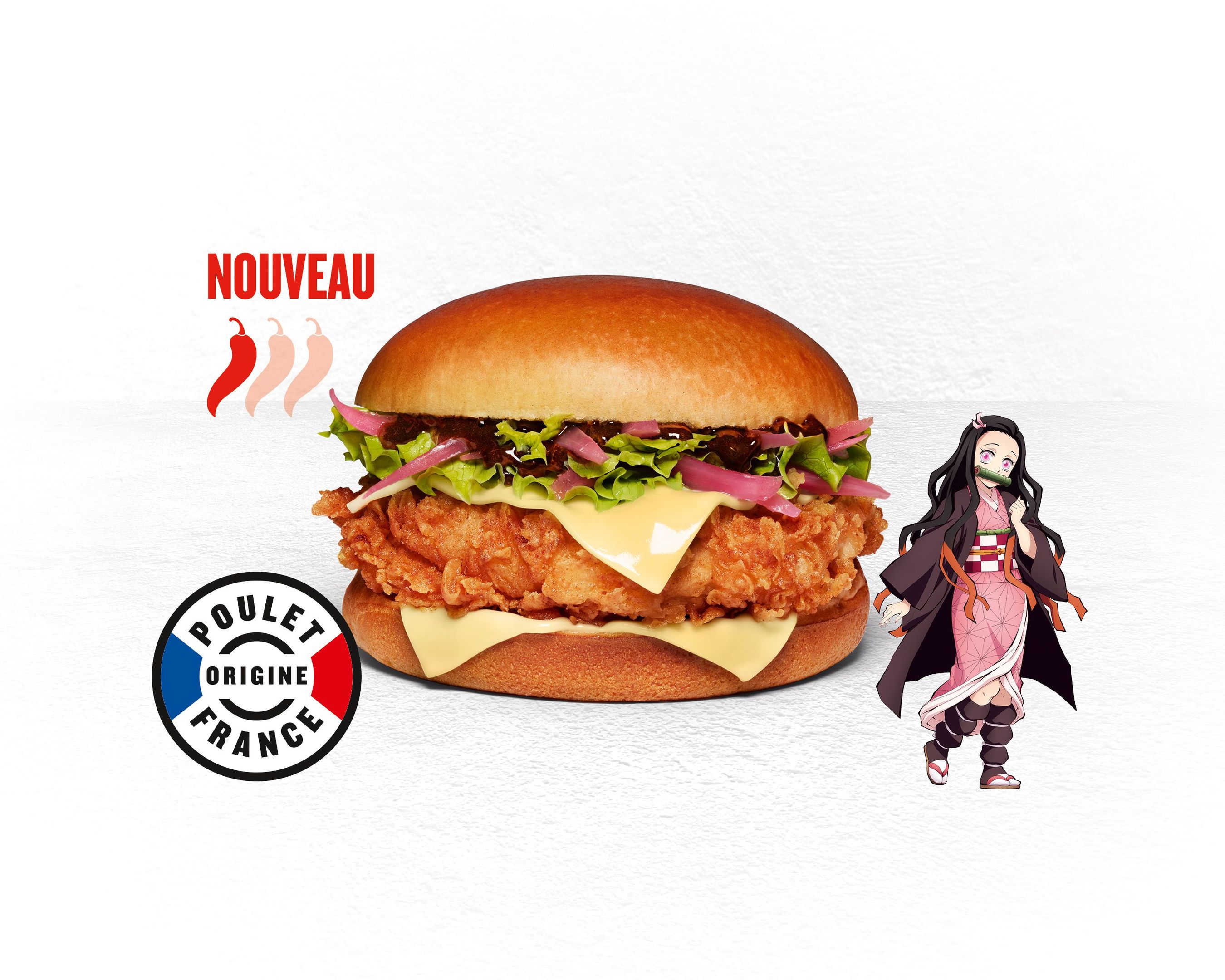 BURGER NEZUKO CRISPY TERIYAKI SPICY