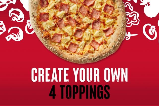 Medium Create Your Own: Any 4 Toppings