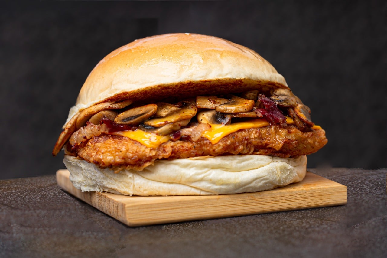 Crispy Chicken Works Sandwich