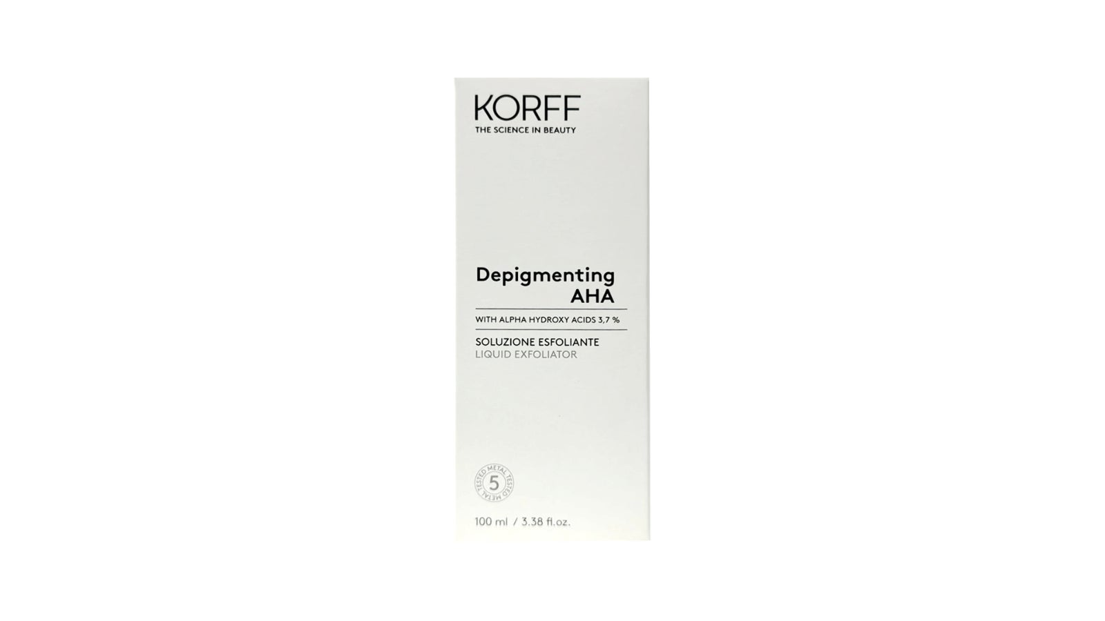 Korff- Depigmenting AHA Liquid Exfoliator 100ml