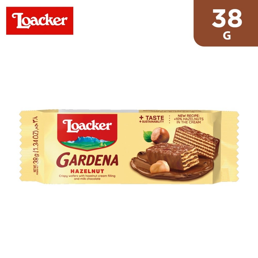 Loacker Gardena Hazelnut Cream Wafer 38 g