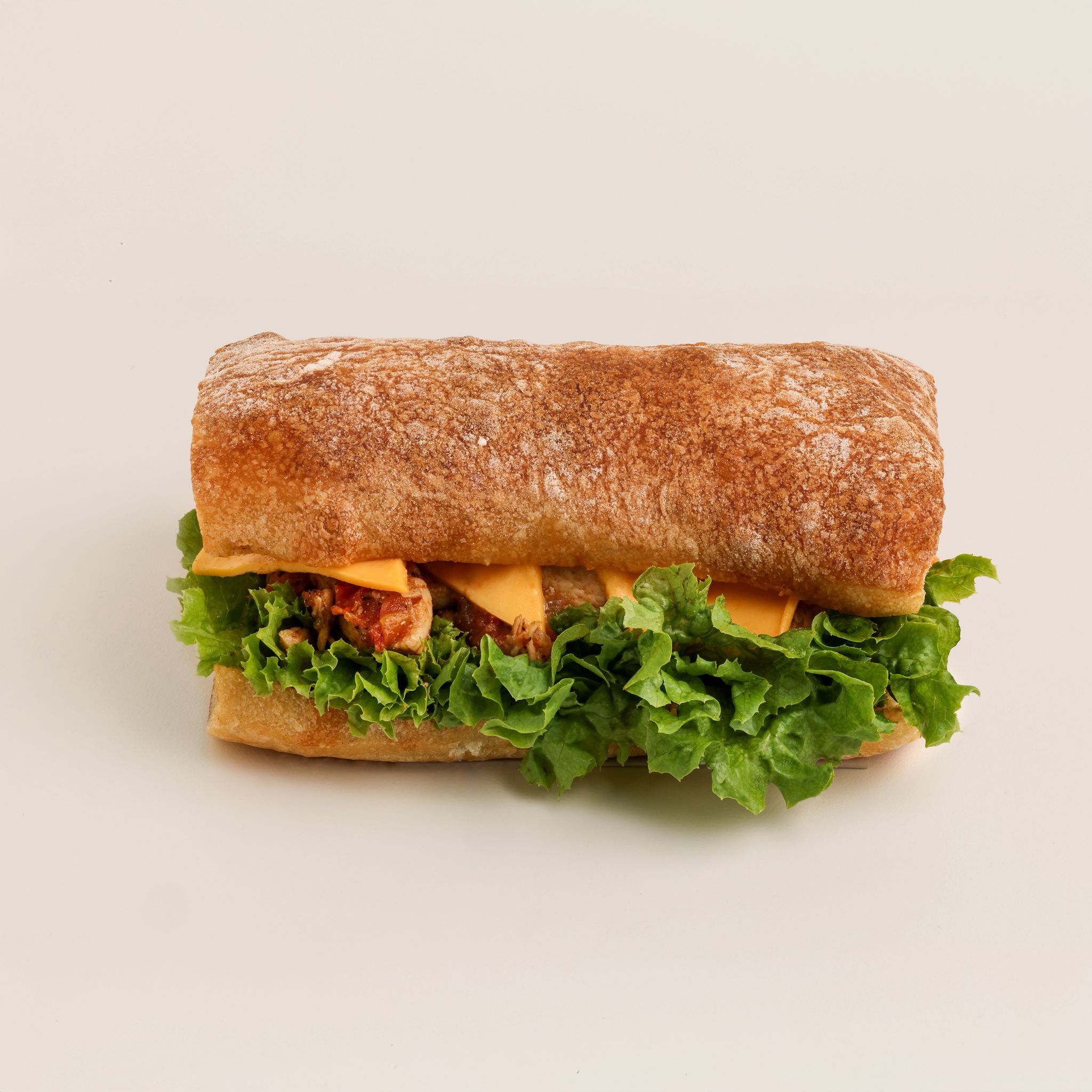 Sourdough Ciabatta Chicken Fajita Sandwich