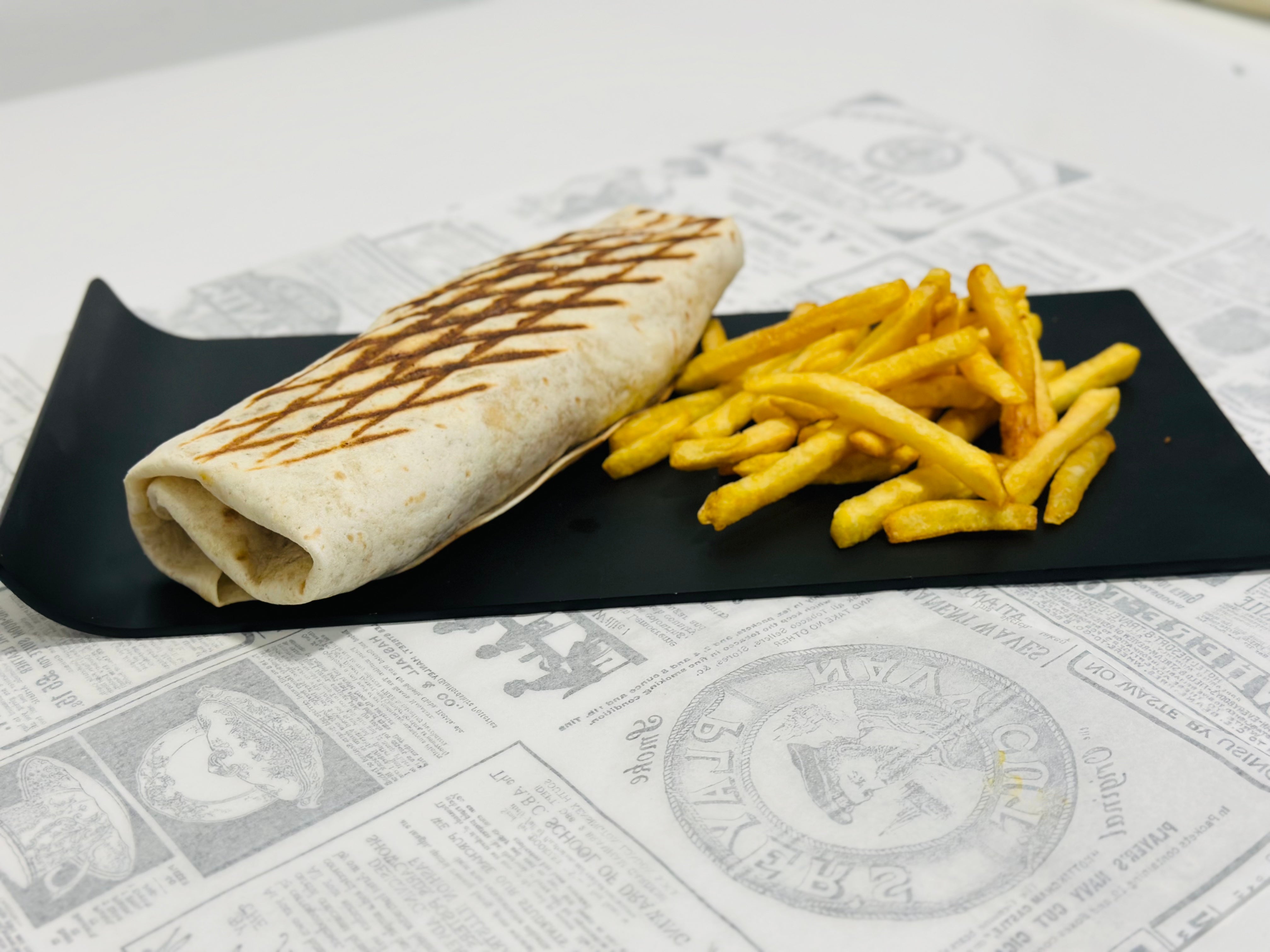 Menu galette poulet curry