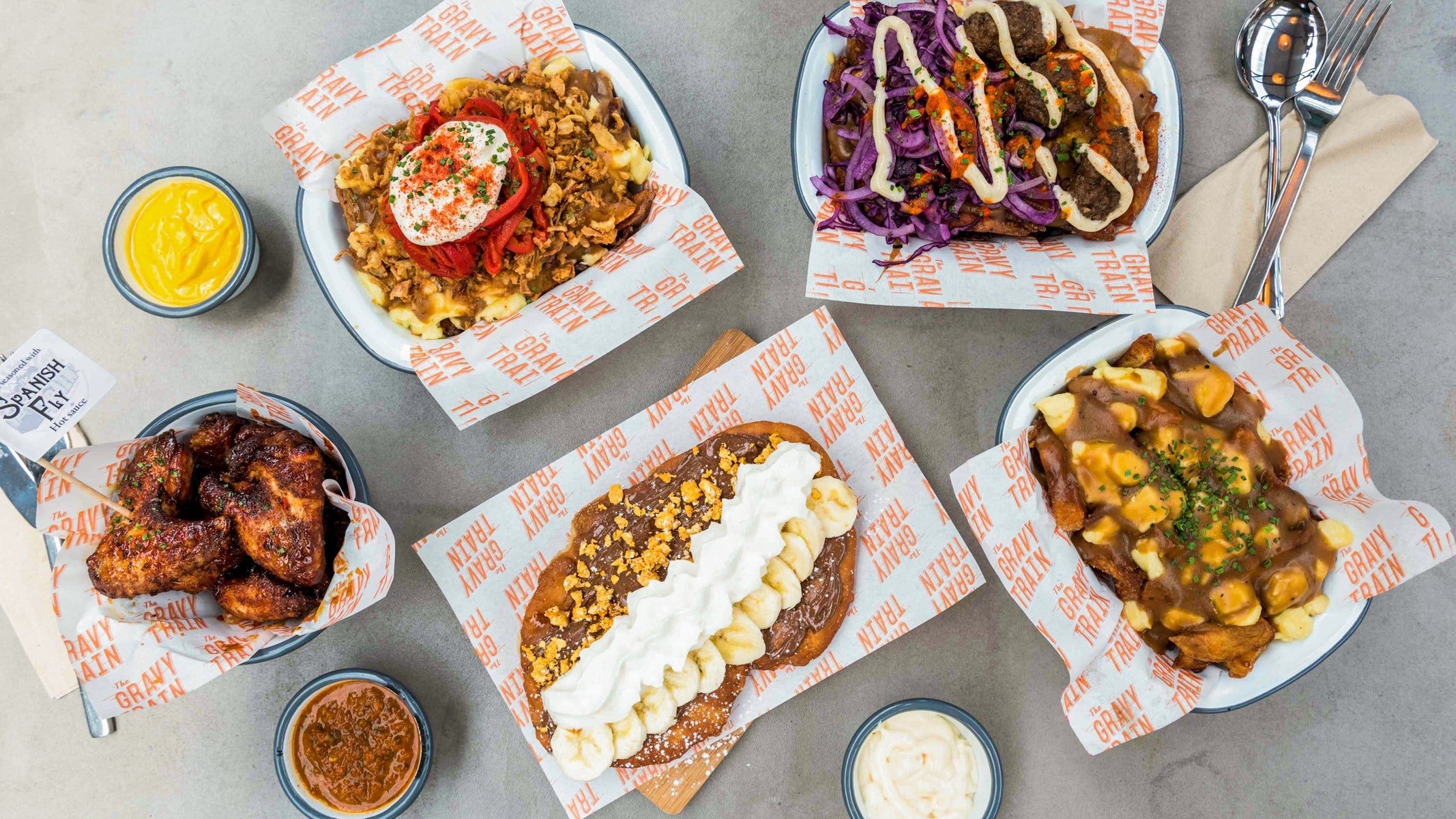 The Gravy Train delivery from Neepsend Order with Deliveroo