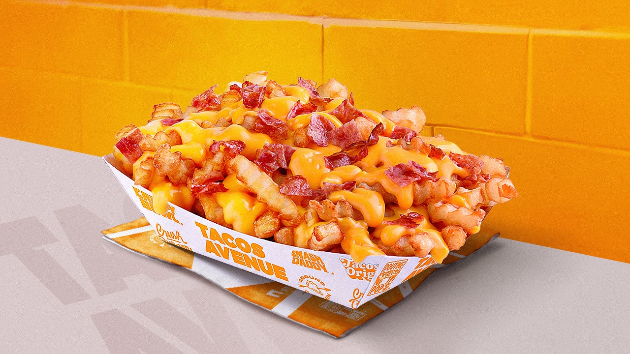 FRITES CRINKLE CHEDDAR BACON 🥓🍟