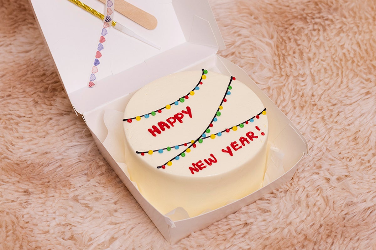 Colour Blub Happy New Cake