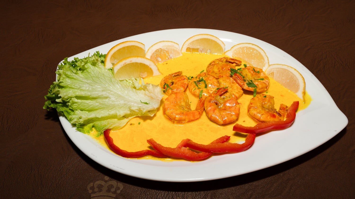 Scampis "Oriental" à la Crème (12 Pièces)