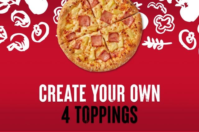 Small Create Your Own: Any 4 Toppings