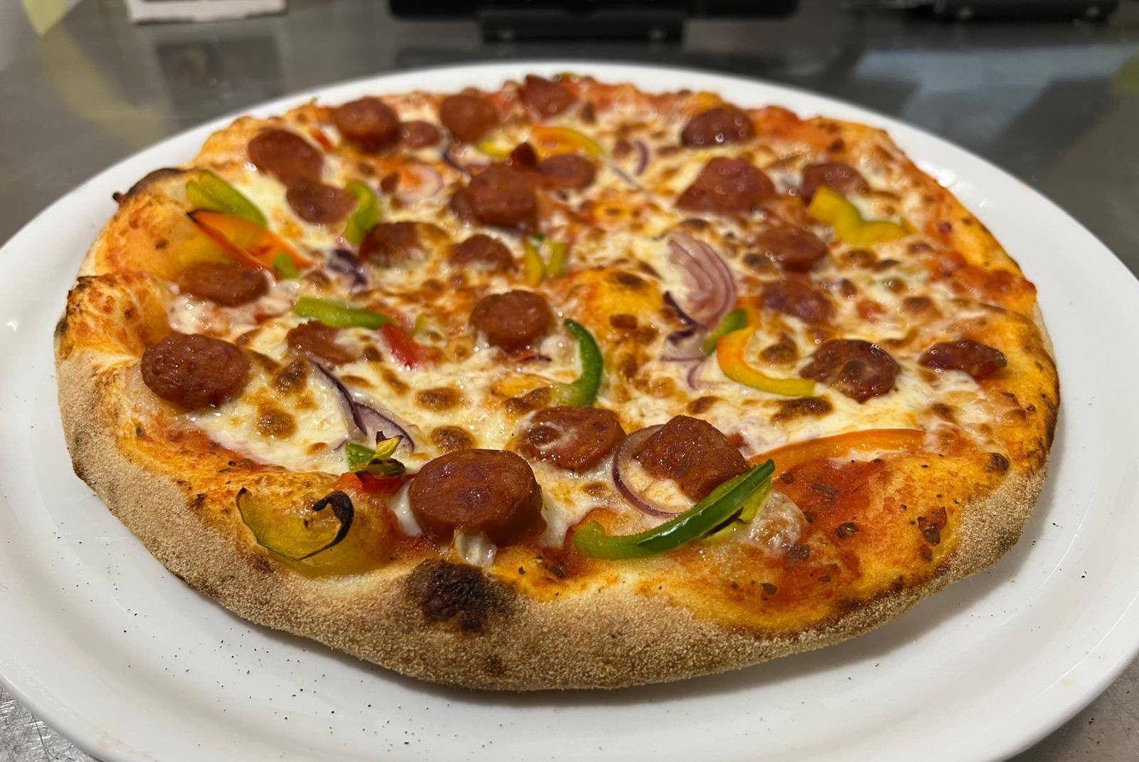 Pizza Merguez 🍕🧀🫑