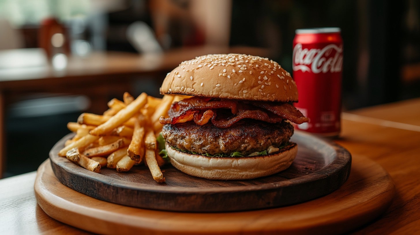 Menu big bacon burger 🍔 🍗 🥓