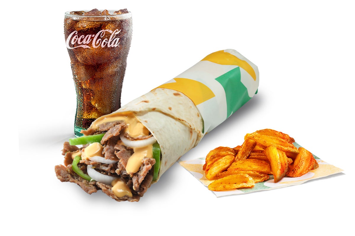 New Steak & Cheese Wrap Meal