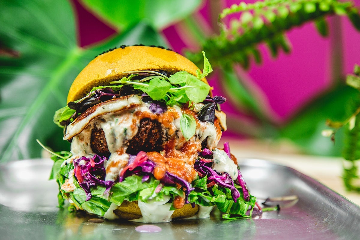 Om Burger delivery from St Paul's Order with Deliveroo