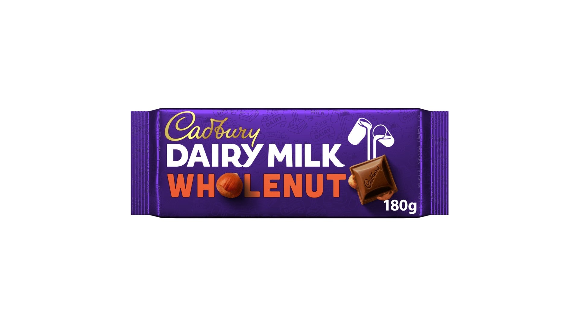 Cadbury Dairy Milk Wholenut Chocolate Bar 180 g