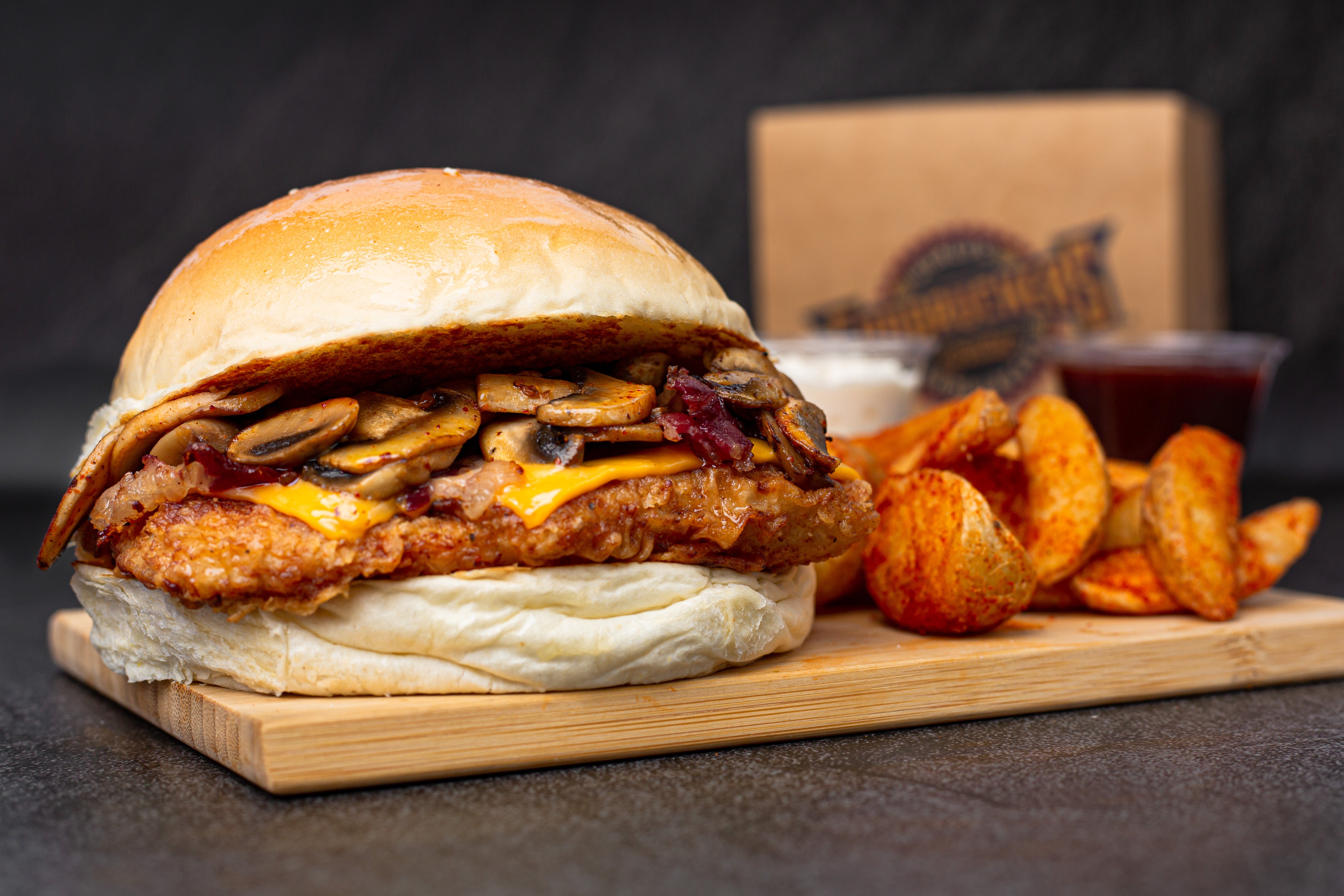 Crispy Chicken Works Sandwich Meal