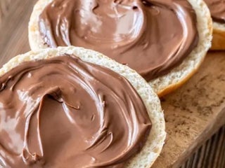 Chocolate & Hazelnut Spread Bagel