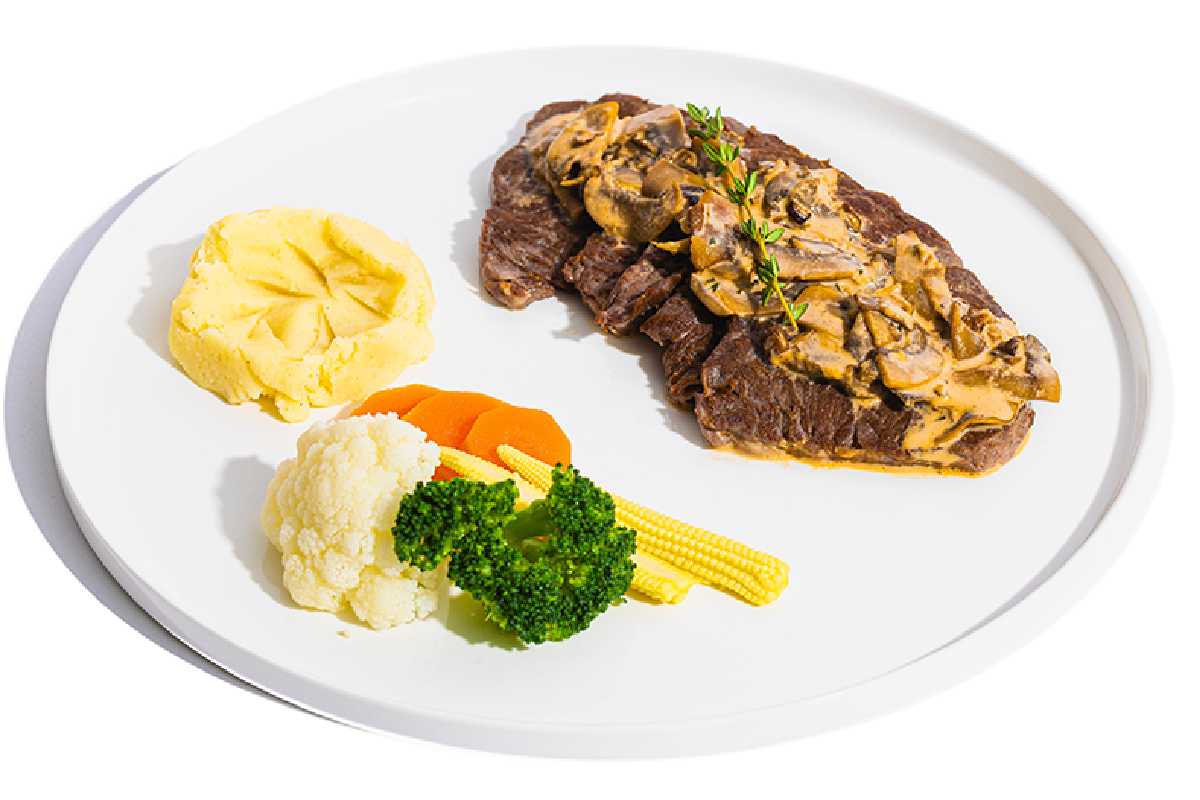 Steak With Mushroom Sauce