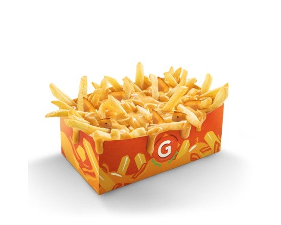 Frites cheddar bacon dinde 