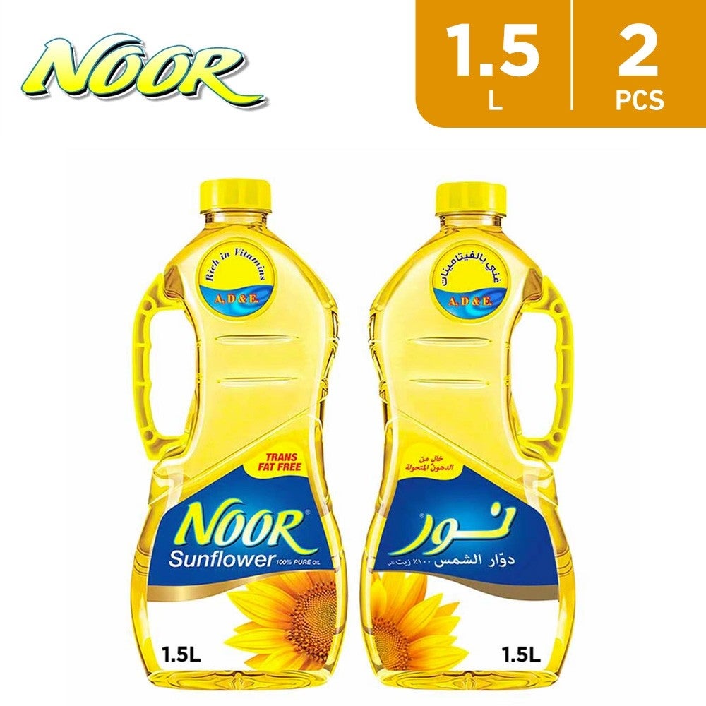 Noor Sunflower Oil 2 x 1.5 L